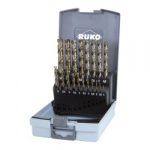 19-osaline metallipuuride komplekt RUKO HSS-G Co5