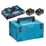2 aku ja laadija komplekt MAKITA PowerPack 18V 6,0Ah
