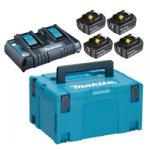 4 aku ja laadija komplekt MAKITA PowerPack 18V 4x6,0Ah