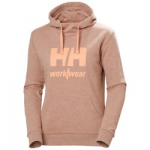 Naiste kapuutsiga pusa HELLY HANSEN logoga, roosa XS