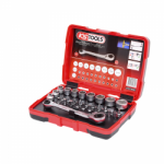 31-osaline padrunite komplekt KS TOOLS 1/4"