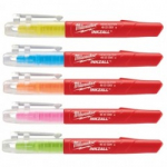 V&auml;rviliste markerite komplekt MILWAUKEE Inkzall, 5tk.