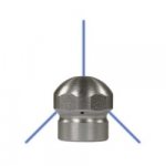 Otsik kanalisatsioonitorude puhastamiseks kolmesuunaline R+M 1/8" 0,4