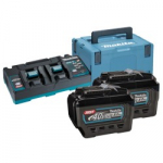 Aku ja laadija komplekt MAKITA 40V MAX XGT 2x8,0Ah