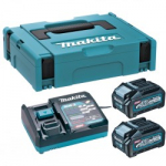 Aku ja laadija komplekt MAKITA 40V Max XGT 2x4,0Ah