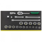 3/8" Padrunv&otilde;tmete komplekt STAHLWILLE TCS 456/16/7