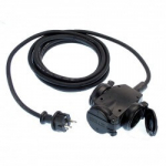 Pikendusjuhe 3-se harupesaga H07RN-F 3G1,5 AS-SCHWABE 25m