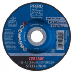 Lihvketas PFERD E 125-4,1 Ceramic SGP Steelox