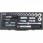 Padrunv&otilde;tmete komplekt 1/4"+1/2" 56 osaline PROXXON