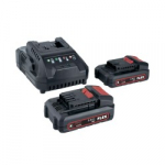 Aku ja laadija komplekt FLEX P-SET 22Q 18V 2x2,5Ah