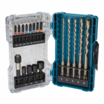 18-osaline puuride ja otsikute komplekt MAKITA E-07026