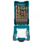 25-osaline metallist puurikomplekt MAKITA HSS-Co D-67577