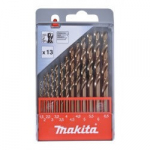 13-osaline puurikomplekt HSS Co5 1,5-6,5 mm MAKITA
