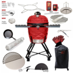 Grill KamadoClub PRO II Premium koos tarvikutega, punane