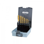 7-osaline masinkeermestuspuuride komplekt RUKO HSS-TiN M3-M12