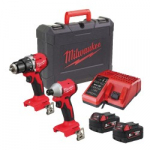 Akukruvikeerajate komplekt  MILWAUKEE M18 BLCPP2B-502C