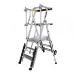 Turvapiirdega redel ALTREX RolGuard, 3/4 astmega