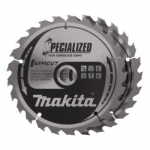 L&otilde;ikeketas puidule MAKITA Efficut 165x1,4x20mm T25 23&deg;, 2 tk.
