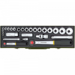 Padrunipeade komplekt 1/4"+1/2" 27-osaline PROXXON