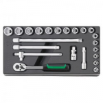 3/8" Padrunv&otilde;tmete komplekt STAHLWILLE nr. ES 456/16/6