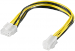 Toitekaabel 8pin pistik > P4 4pin pesa 0.2m