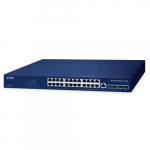Switch: 24 x 10/100/1000Mbps, 4 x 10Gbps SFP+, 1 x RJ-45 console, Layer 3