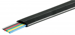 Telefonikaabel 6-sooneline, must 30AWG, 100m/rull