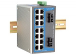 Switch: 14 x 10/100BaseT(X), 2 x 100BaseFX multi-mode SC, -40 kuni 75&deg;C, mittemanageeritav DIN