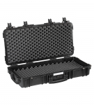 Kohver 846x427x167mm, veekindel, must, lainelise vahuga, IP67, 6.4kg