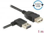 USB 2.0 pikenduskaabel nurgaga Easy-USB 1.0m