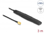 Ringantenn: 2.5 dBi 5G LTE, WLAN, GNSS, sisetingimustele, isekleepuv, SMA