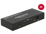 HDMI switch 5 sisse/ 1 v&auml;lja, 3840 x 2160 @60Hz, must, puldiga