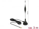 Ringantenn: 5 dBi, GSM, UMTS, Z-Wave, LoRa, sise-ja v&auml;litingimustele, magnetalusega, RG-174 3.0m, sma pistik