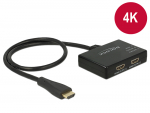 HDMI splitter, 1 sisse/ 2 v&auml;lja, USB toide, 4K30Hz