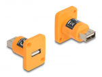 T&uuml;&uuml;p-D moodul - USB-A 2.0 F - F oranž