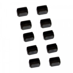 Mini DisplayPort/ Thunderbolt pordilukk, must, 10tk ilma v&otilde;tmeta