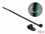 Kaablisidemed klambriga 250 x 3.6mm, mustad (10tk)