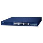 Switch: 24 x 10/100/1000Mbps, 4 x SFP+, 1 x RJ-45 console, Layer 3
