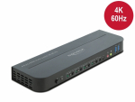KVM switch: 4 porti, HDMI 4K@60Hz, USB 3.0, kaablitega,