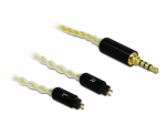 &Uuml;leminek 3.5mm 4pin (F) - 2 x 2pin (M) 1.25m