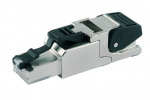 Modularpistik RJ45 Cat6a &uuml;hekiulisele/mitmekiulisele MFP8 T568B 24-22 AWG 27-22 AWG t&ouml;&ouml;riistavaba