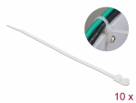 Kaablisidemed aasaga 200 x 4.8mm, valged (10tk)