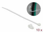Kaablisidemed klambriga 250 x 3.6mm, valged (10tk)