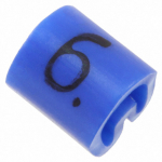 Kaablim&auml;rgis &acute;&acute;6&acute;&acute; sinine, 7,9-12,7mm, kaablile / 250tk pakis