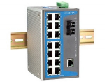 Switch: 15 x 10/100BaseT(X), 1 x 100BaseFX single-mode SC, 0 kuni 60&deg;C, mittemanageeritav DIN