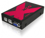 KVMi pikendaja (VGA+USB) kuni 50m l&auml;bi CATx (saatja + vastuv&otilde;tja)