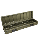 Rotovormitud kast 1820x470x295mm, veekindel, roheline, ratastega, 27kg