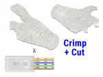 Murdumiskaitse RJ45 pistikule -l&auml;bipaistev lukusti kattega 5.0-6.5mm