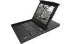 KVM switch: 16 porti, VGA, PS/2, USB, RS232, EU layout&acute;iga klaviatuur + monitor 17&acute;&acute;, r&auml;kitav 1U