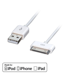 USB 2.0 - Apple kaabel 1.0m, Apple sertifitseeritud (iPod, iPhone, iPad-le)